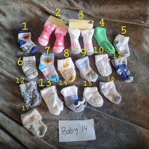 Variety Pack of Baby Socks